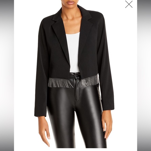 Fore Crystal Fringe Blazer - Picture 2 of 14